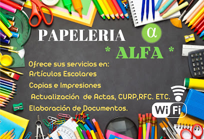 Papelería Alfa