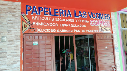 Papelería Las vocales